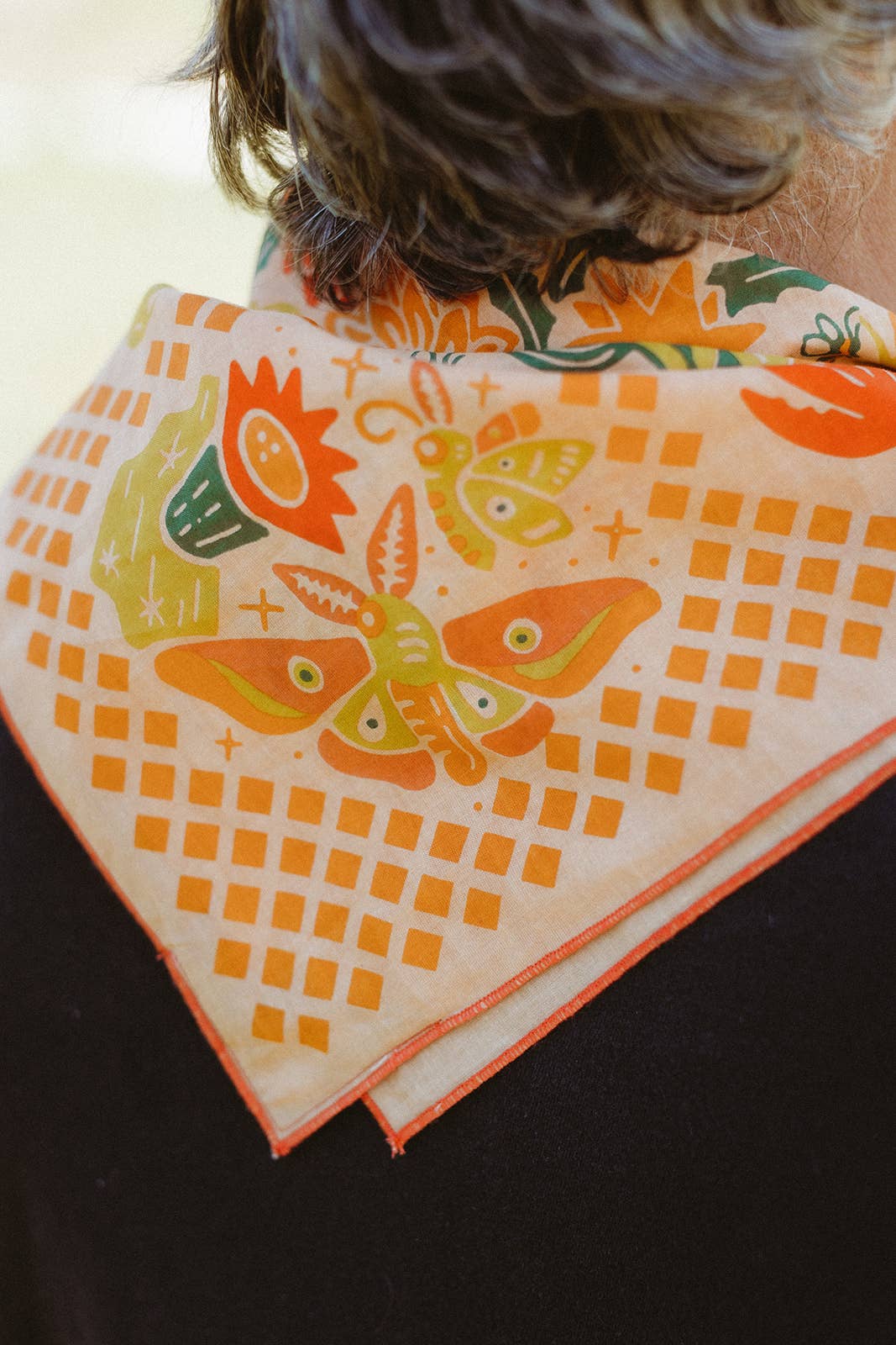 Prickly Pollinators Organic Cotton Bandana
