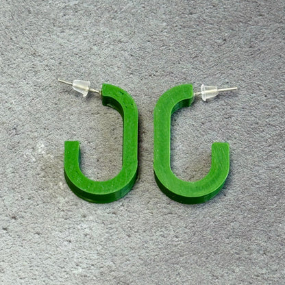 Mini Oval Hoop Earrings