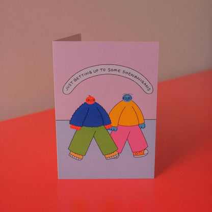 Shenanigans Greetings Card