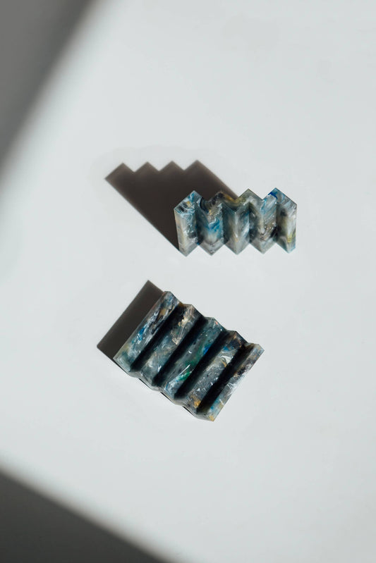 Marble Recycled Plastic Soap Dish