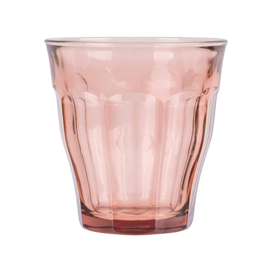 Picardie Glass Tumbler Pink