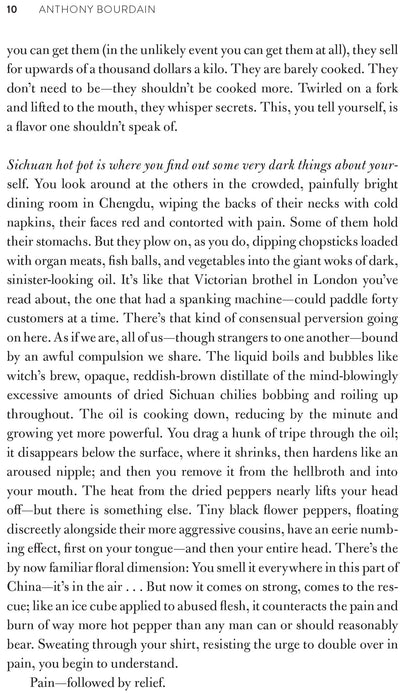 The Anthony Bourdain Reader