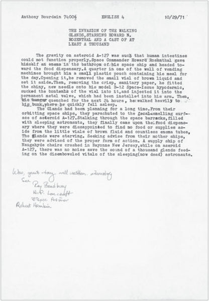 The Anthony Bourdain Reader