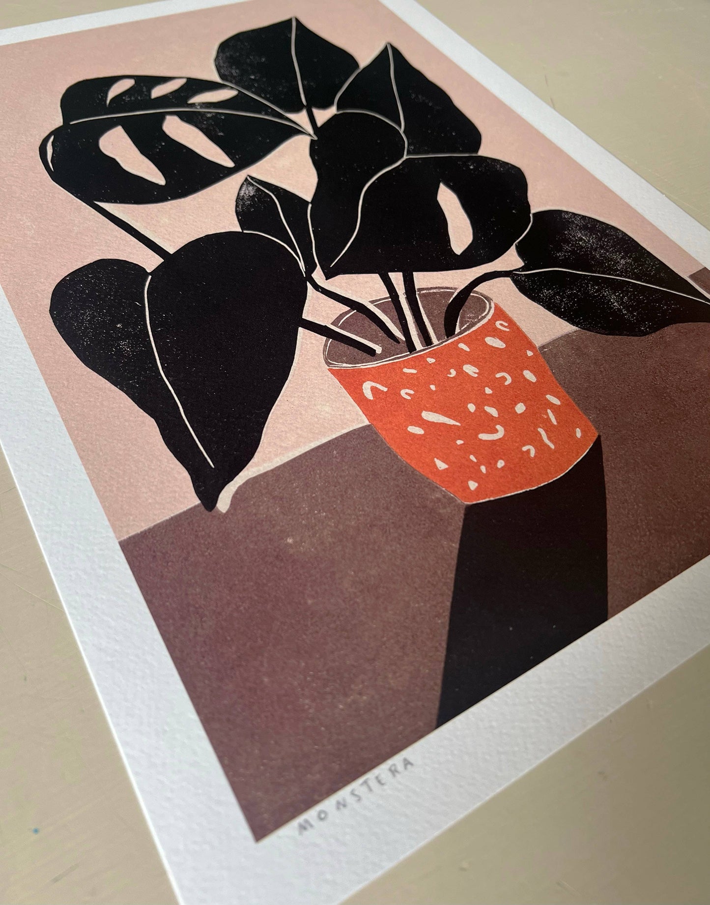 Monstera A3 Art Print