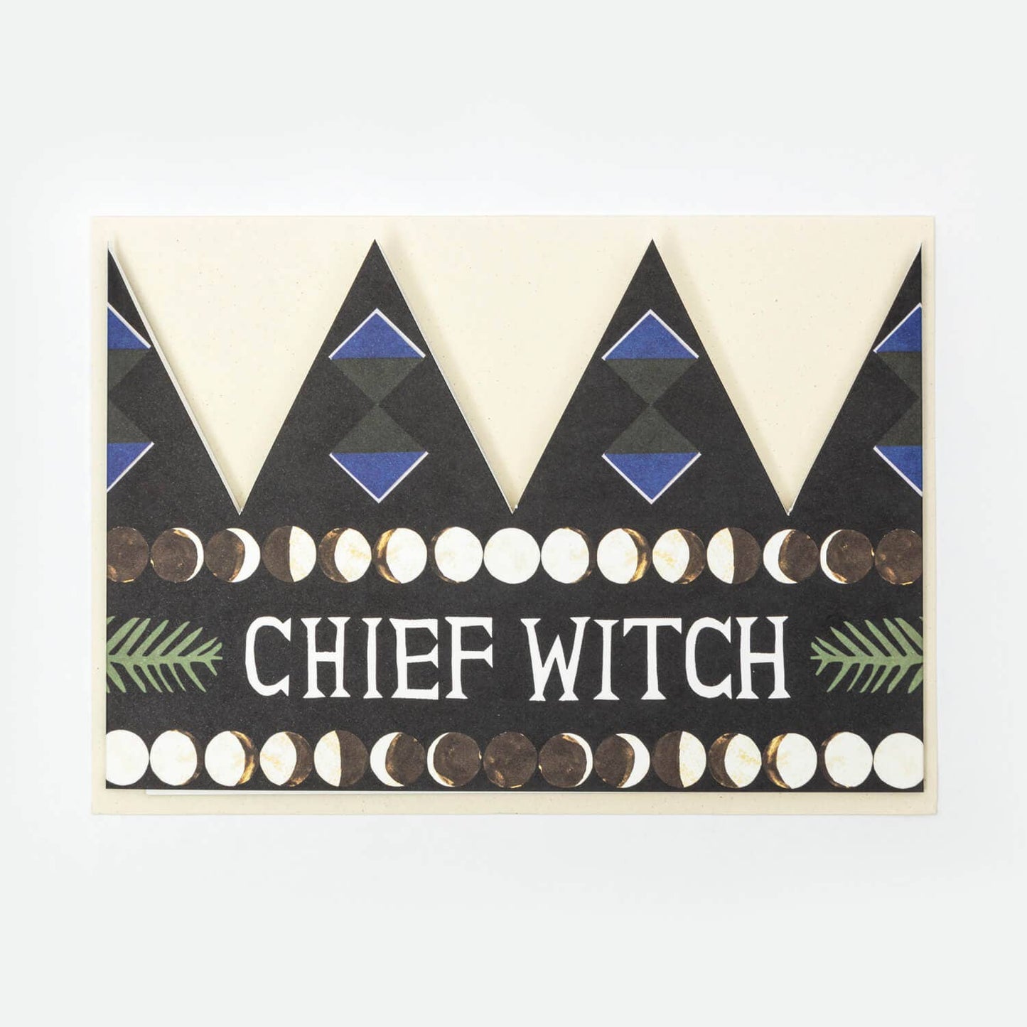 'Chief Witch' Party Hat Card
