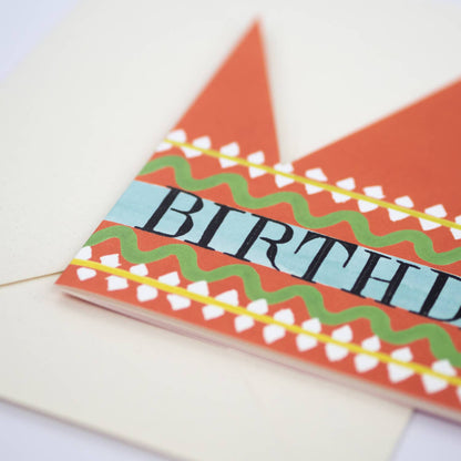 'Birthday King' Party Hat Card