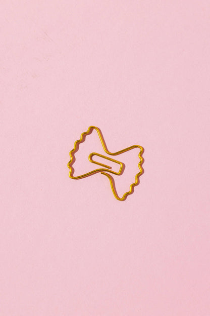 Farfalle Pasta Paper Clips