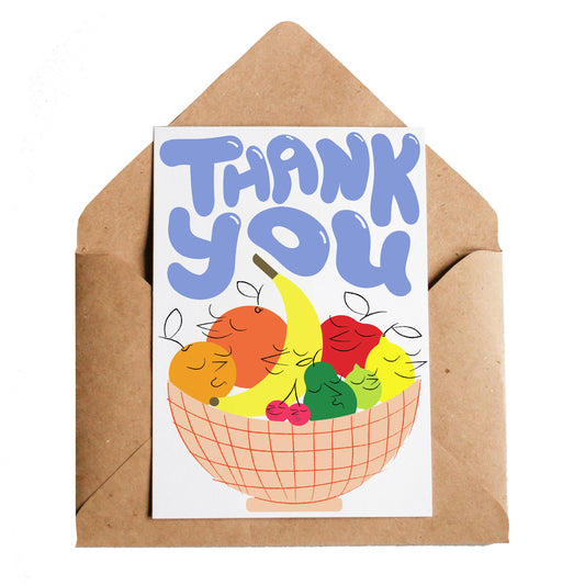 Thank You Fruit Greetings Card