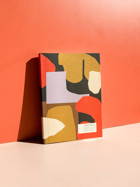 Pera Weekly Planner Lay-Flat Notebook