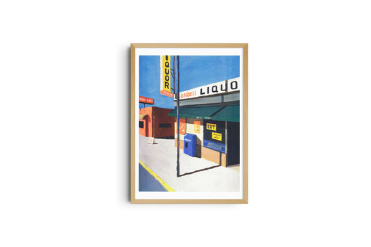 Pacific Coast Highway A3 Print by Nao Tatsumi