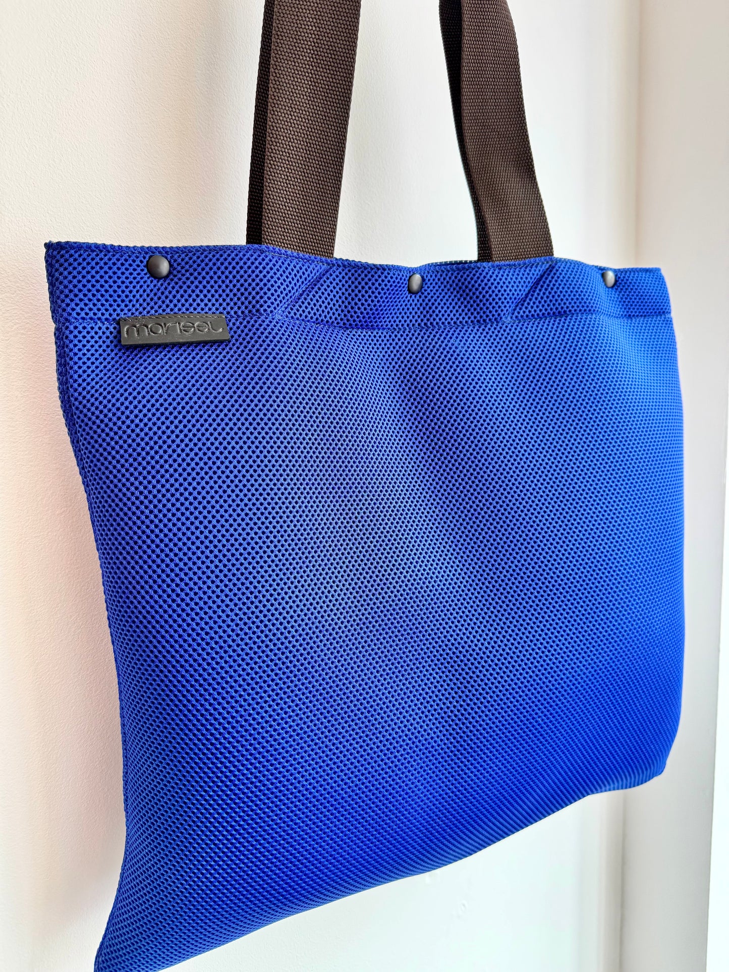 Electric Blue Scuba Mesh Tote Bag