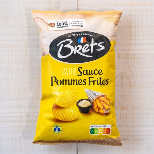 Brets Pommes Frites Sauce Crisps 125g