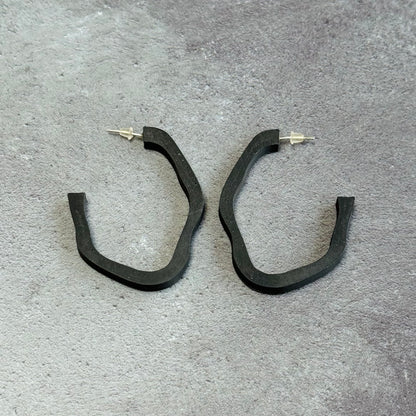Organic Hoop Earrings