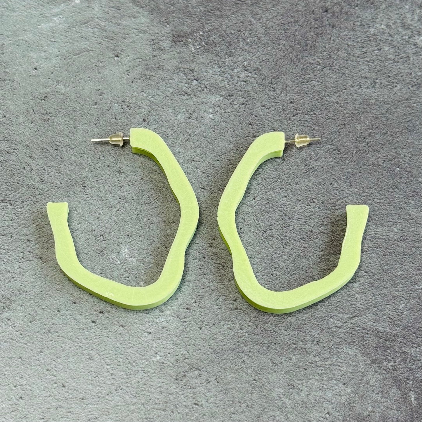 Organic Hoop Earrings