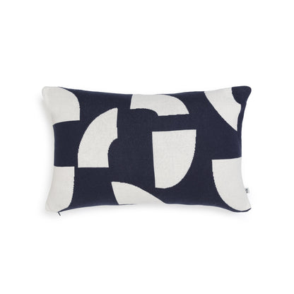 Deko Rectangular Cushion in Navy