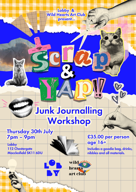Lobby x Wild Hearts Art Club Junk Journalling Workshop