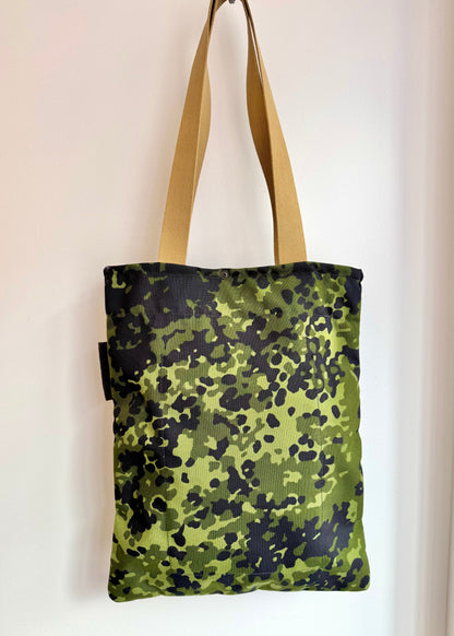Cordura Green Camouflage Tote Bag