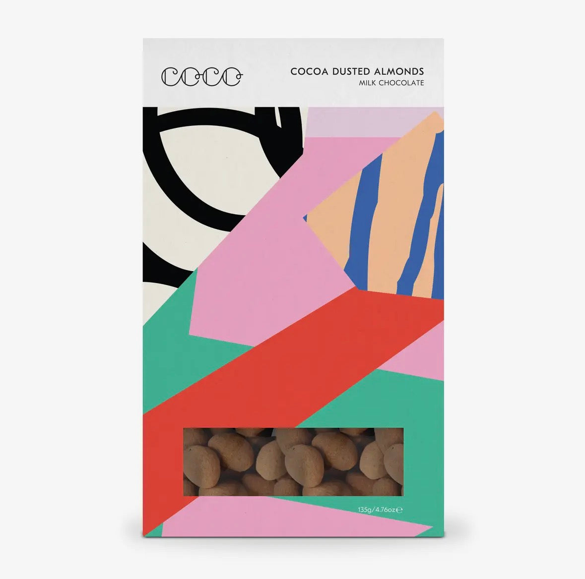 Cocoa Dusted Milk Chocolate Almonds