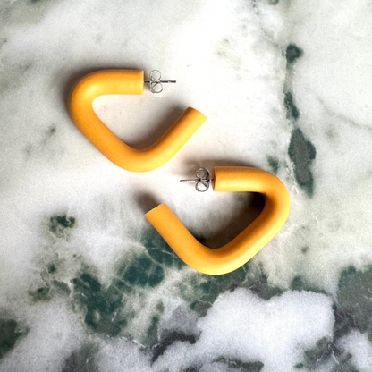 Triangle Hoop Earrings