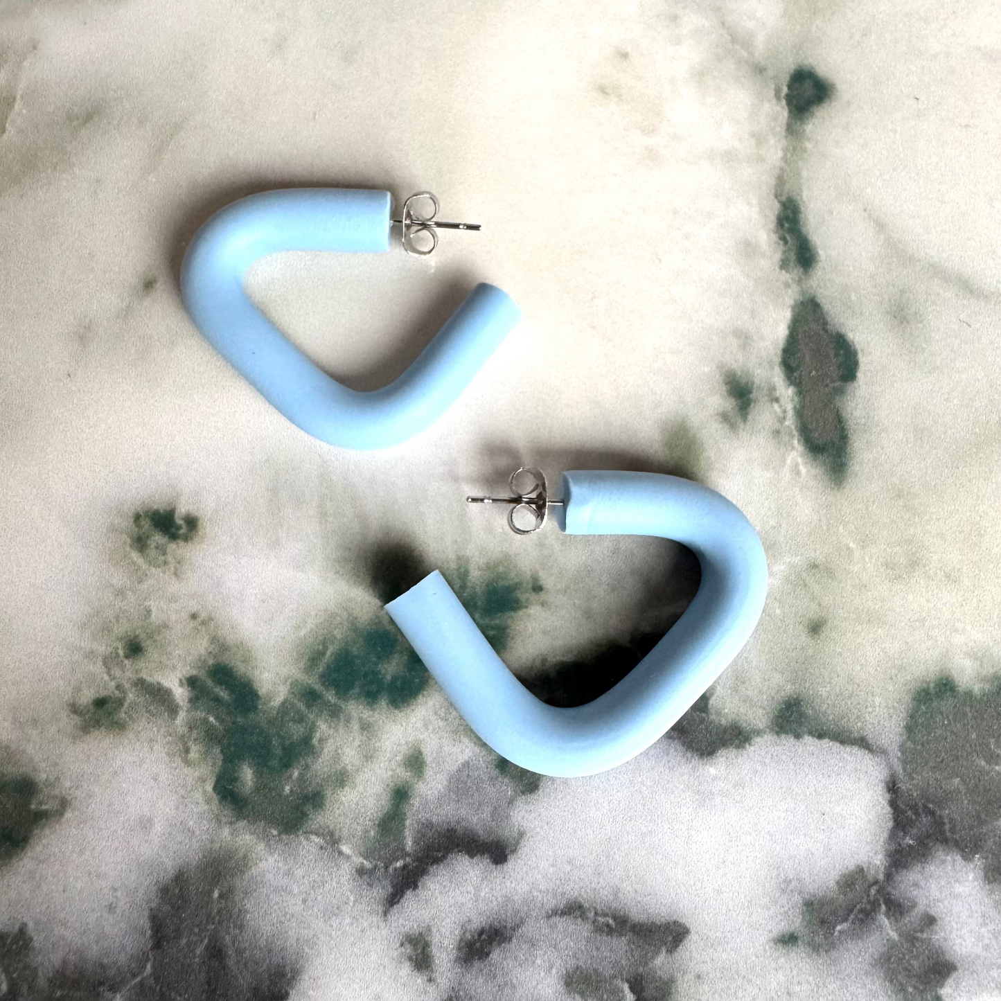 Triangle Hoop Earrings