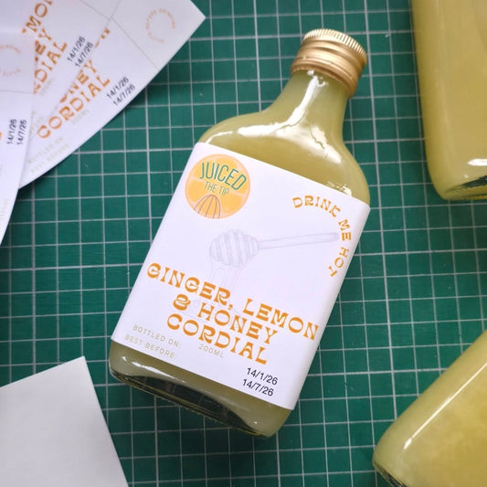 Ginger, Lemon & Honey Cordial 200ml