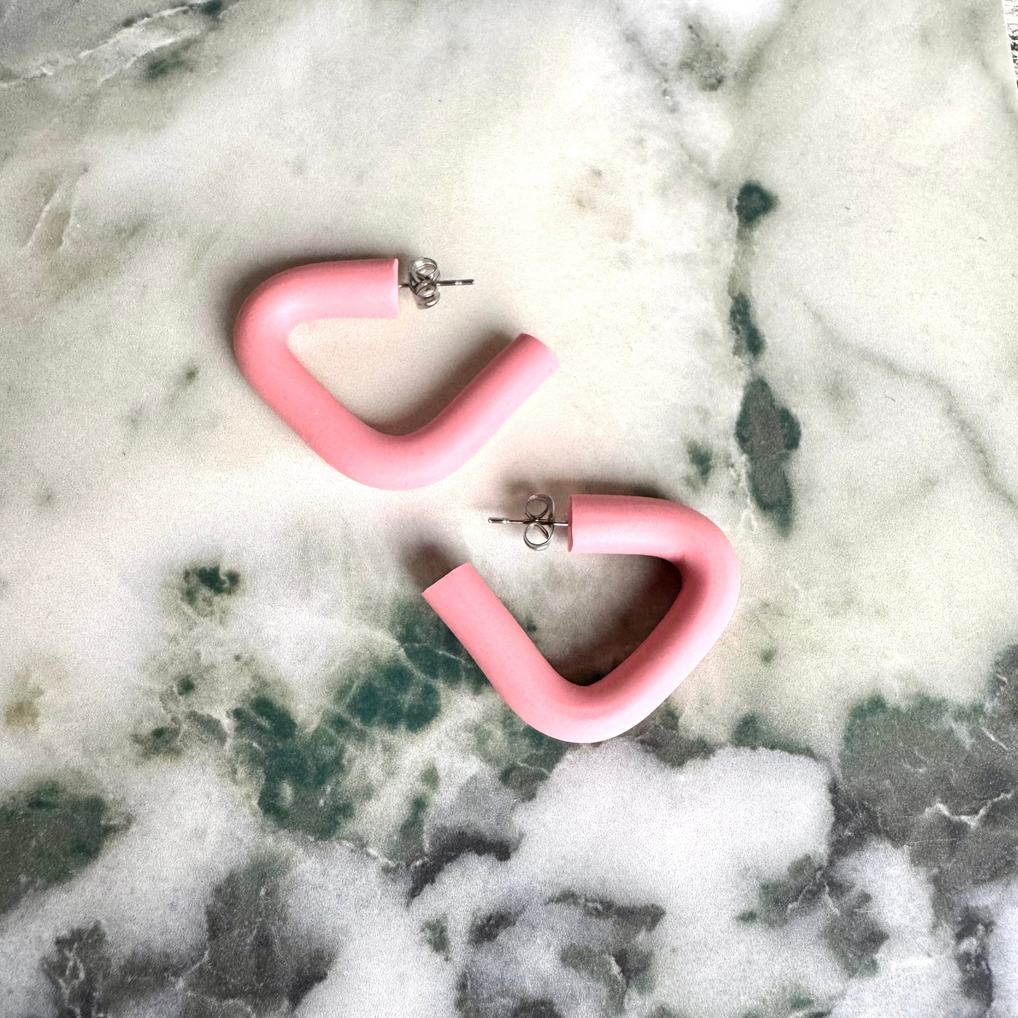 Triangle Hoop Earrings