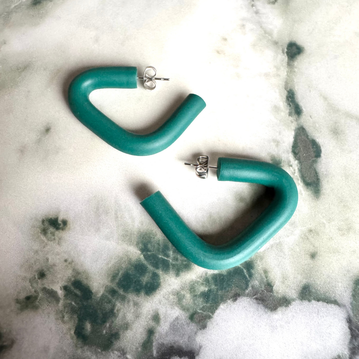 Triangle Hoop Earrings