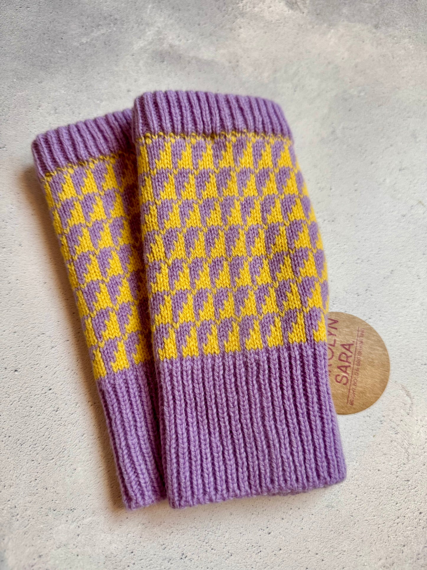 100% Merino Lambswool Wrist Warmers