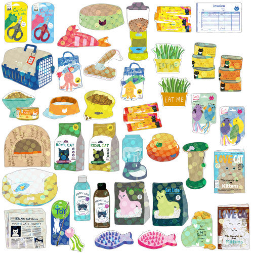 Haco Cat Supplies Sticker Box