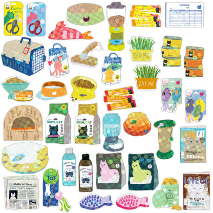 Haco Cat Supplies Sticker Box