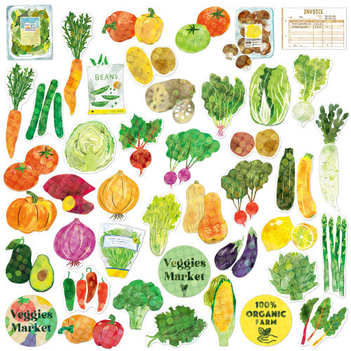 Haco Vegetable Market Sticker Box