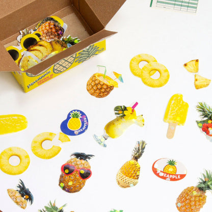 Haco Pineapple Sticker Box