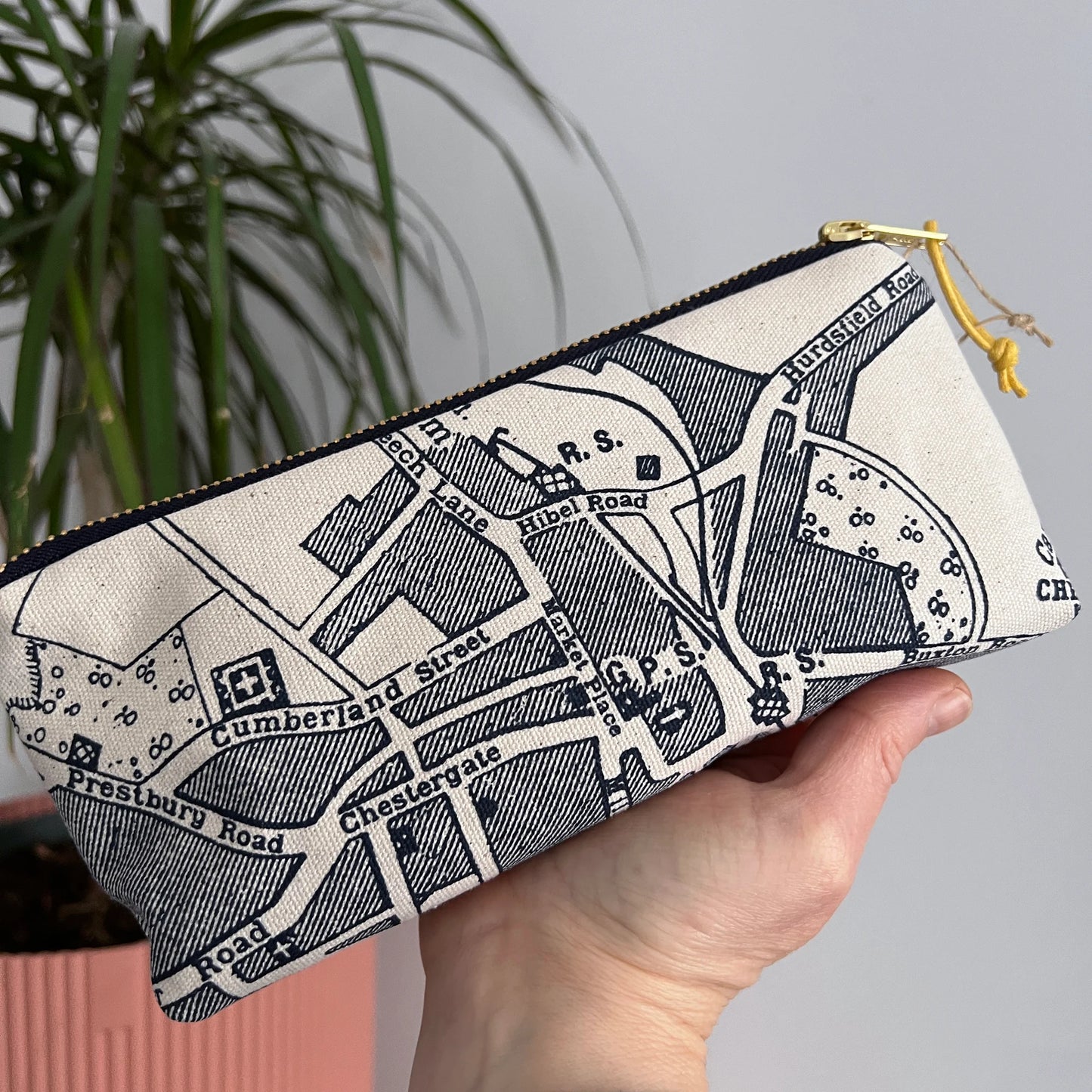 Macclesfield Screenprinted Pencil Case