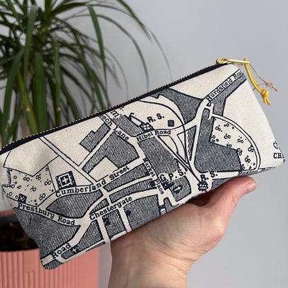 Macclesfield Screenprinted Pencil Case