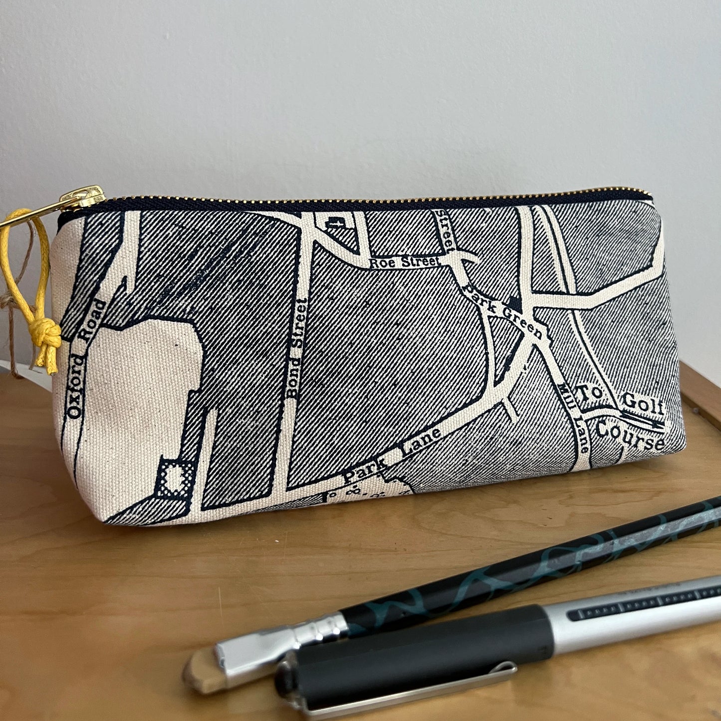 Macclesfield Screenprinted Pencil Case