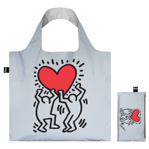 Keith Haring Dancing Heart Reflective Bag