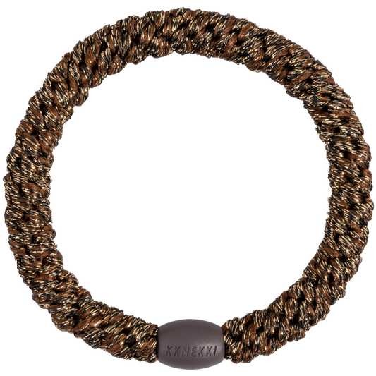 Kknekki Original Hair Tie in Coffee Glitter