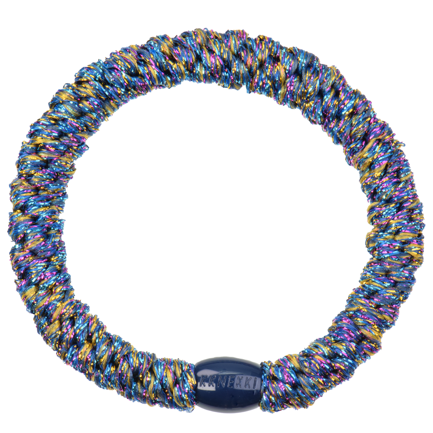 Kknekki Original Hair Tie in Electric Blue Multi Glitter
