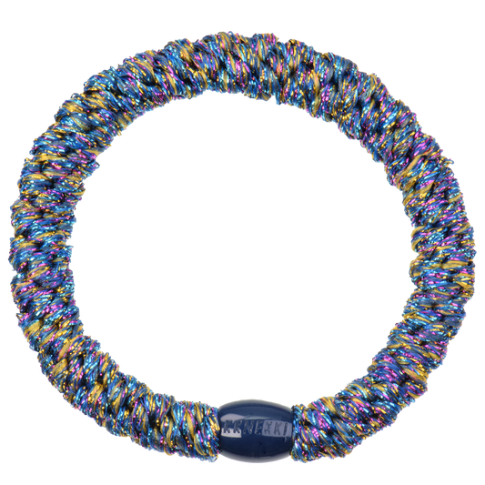 Kknekki Original Hair Tie in Electric Blue Multi Glitter