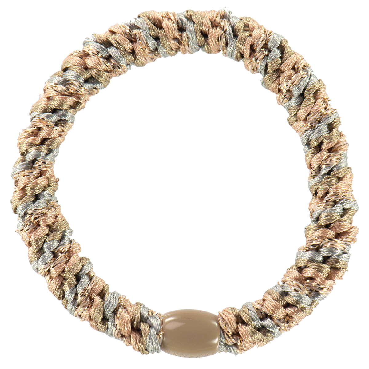 Kknekki Original Hair Tie in Dusty Grey & Beige Mix