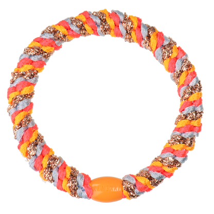 Kknekki Original Hair Tie in Rose & Baby Blue Glitter Mix