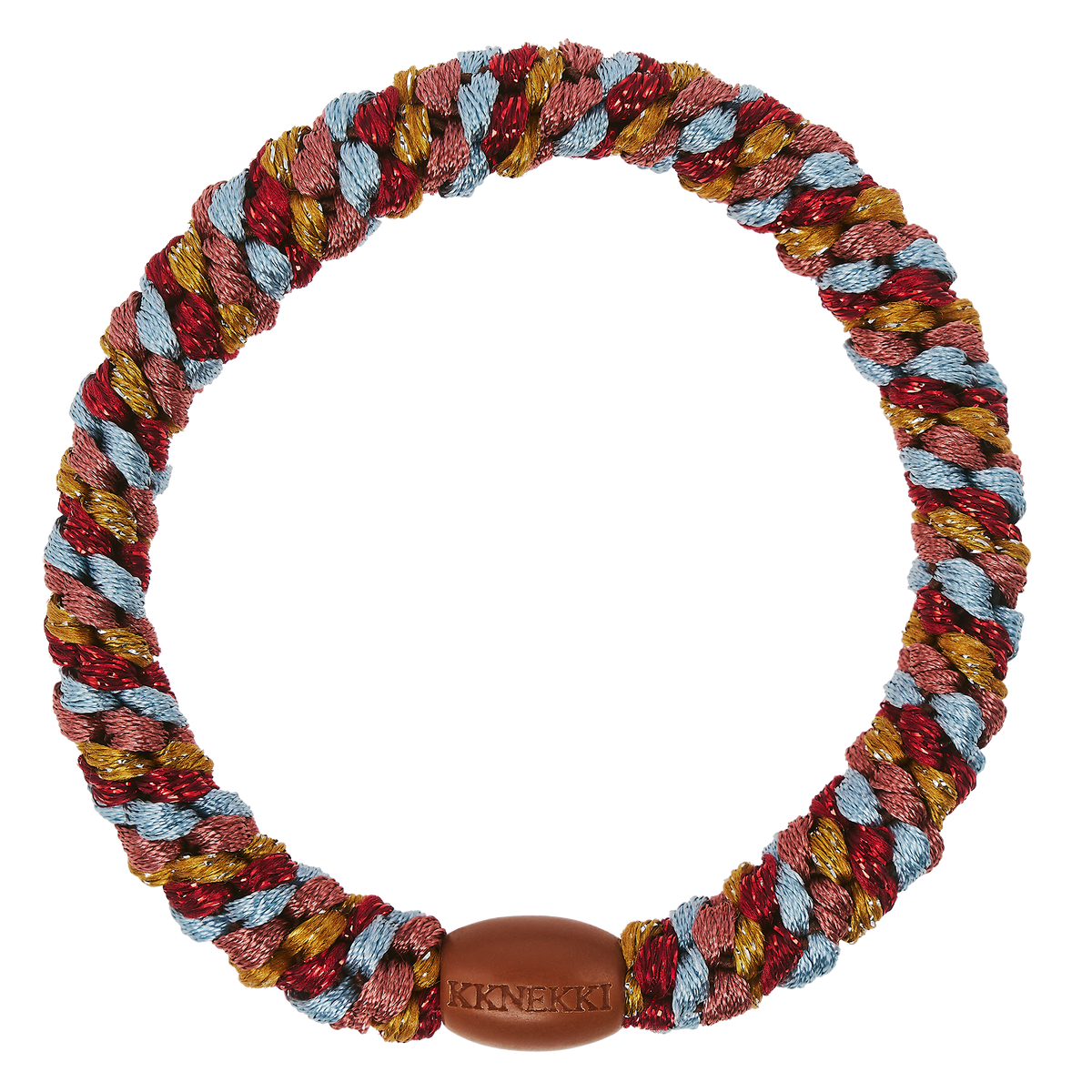 Kknekki Original Hair Tie in Bordeaux & Curry
