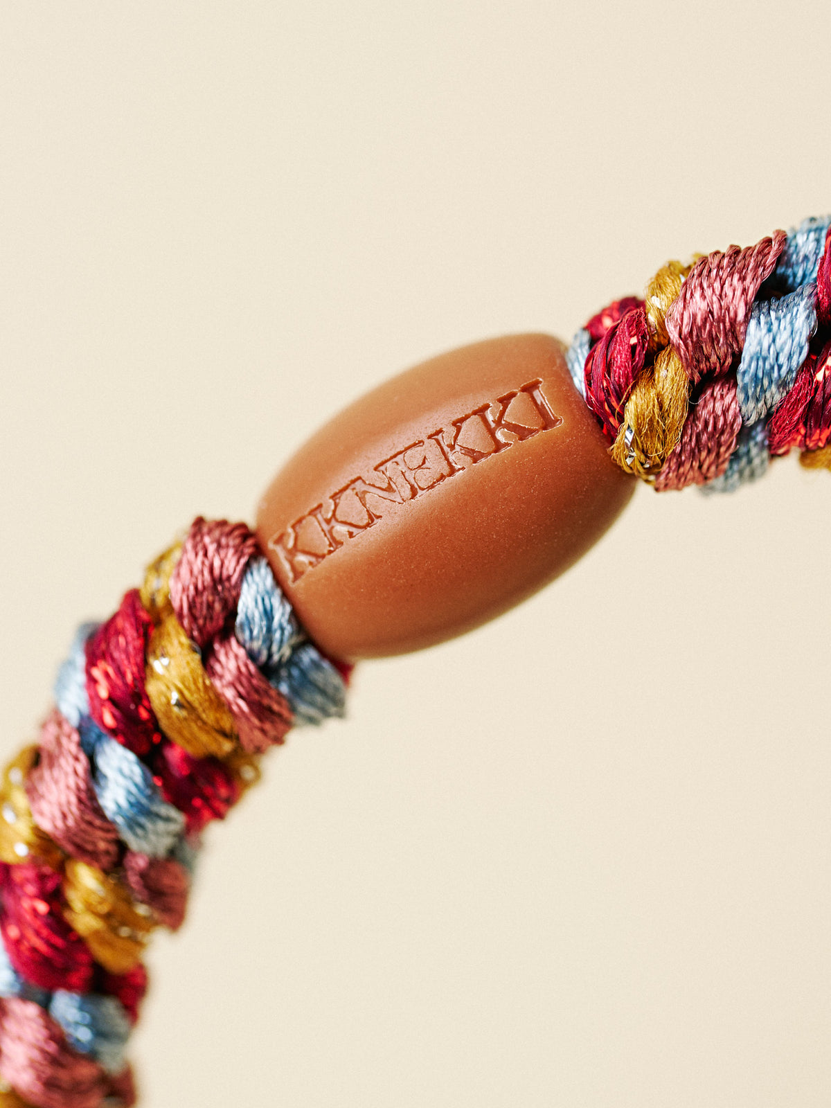 Kknekki Original Hair Tie in Bordeaux & Curry
