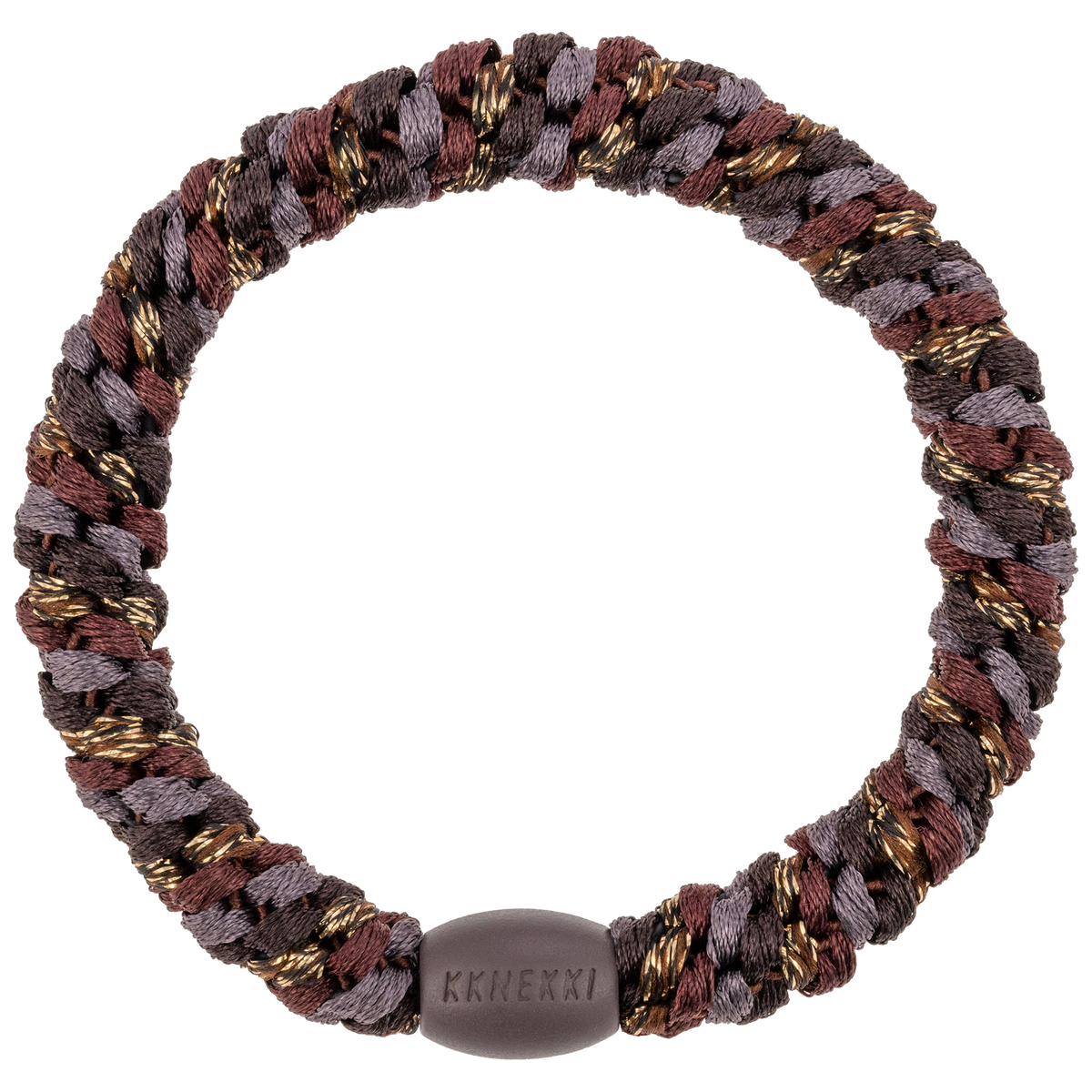Kknekki Original Hair Tie in Cedar & Coffee Glitter