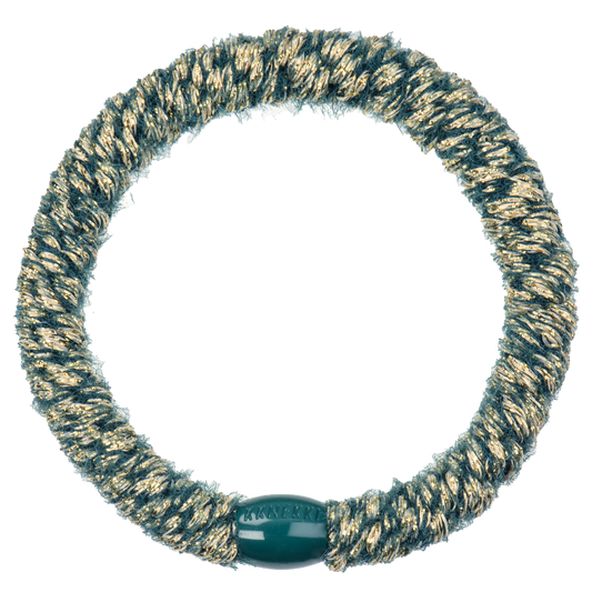 Kknekki Original Hair Tie in Velvet Petrol Glitter