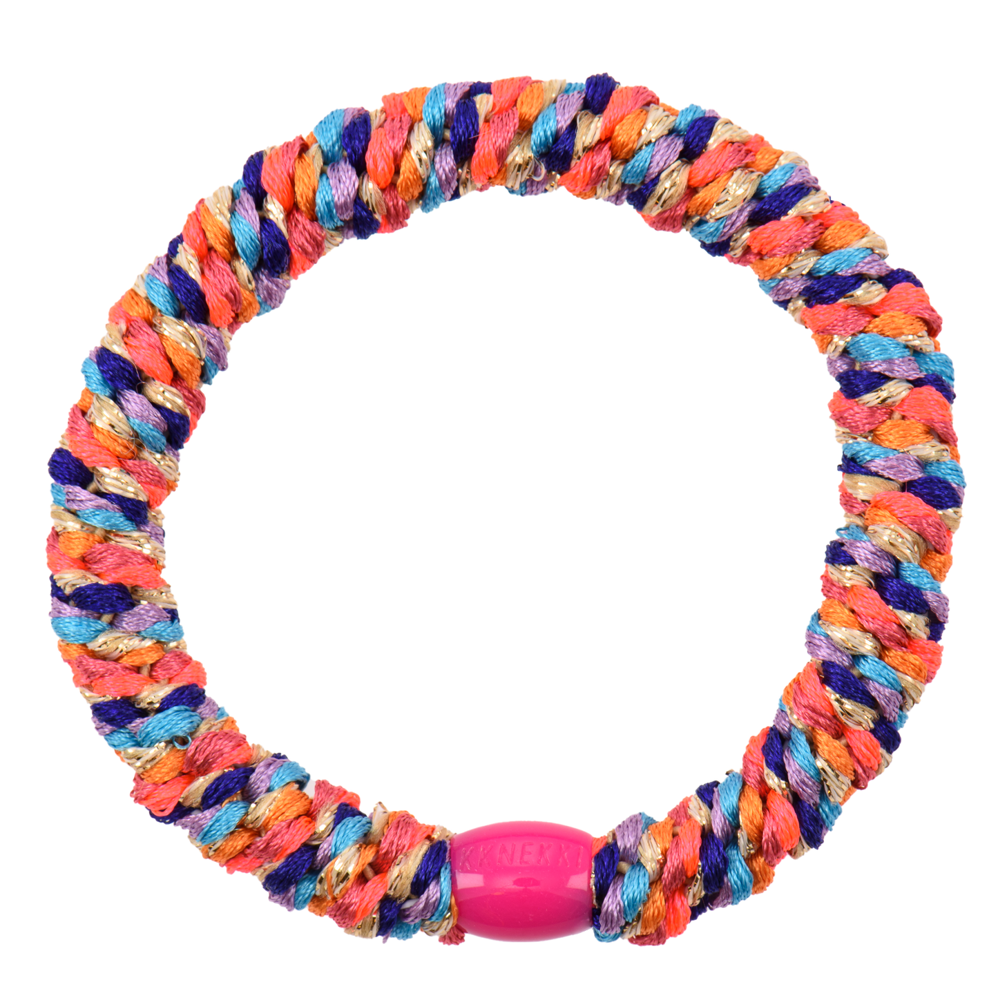 Kknekki Original Hair Tie in Multi Orange & Pink Neon