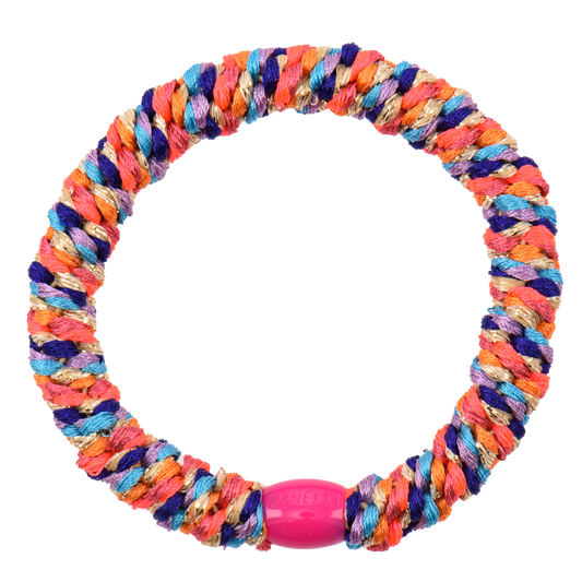 Kknekki Original Hair Tie in Multi Orange & Pink Neon