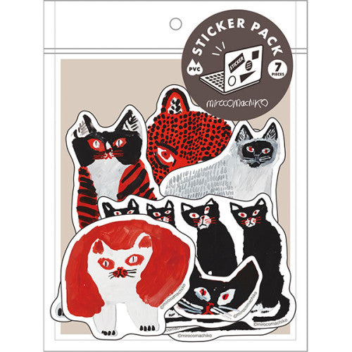 Mirocomachiko Cat Sticker Pack