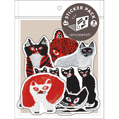 Mirocomachiko Cat Sticker Pack