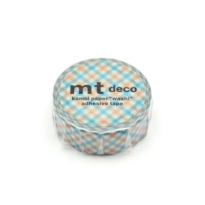 MT Washi Tape in Overlap Checkered Orange